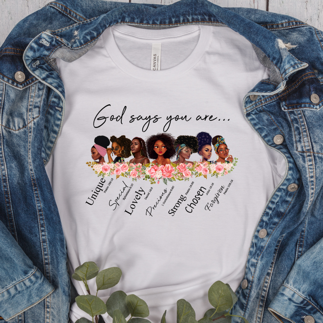 Inspirational Graphic T shirt for Women, Men, Teens