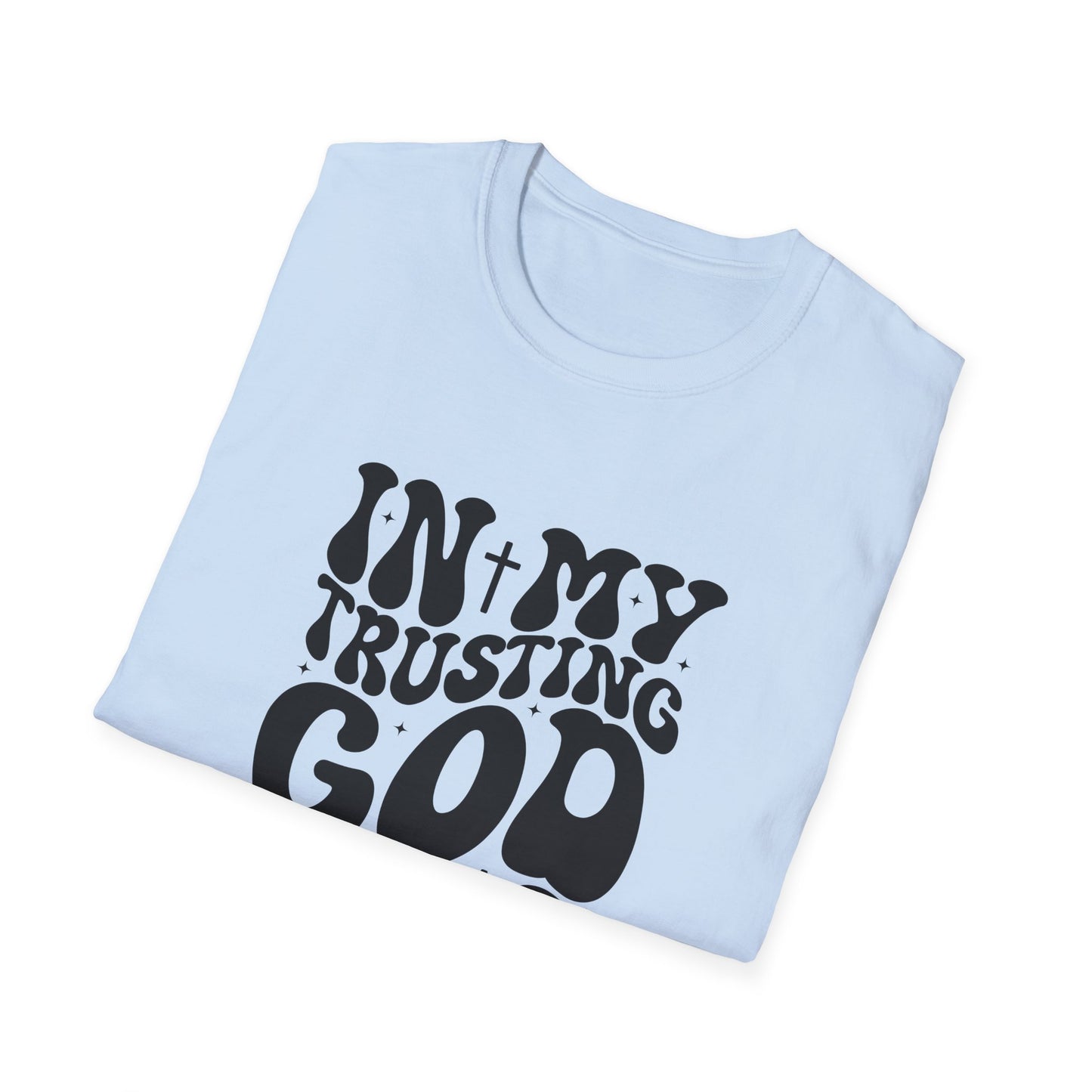 Unisex Softstyle T-Shirt with 'In My Trusting God Era' Design – Faith-Based Fashion, Inspirational Gift, Casual Wear, Christian Tee, [...]