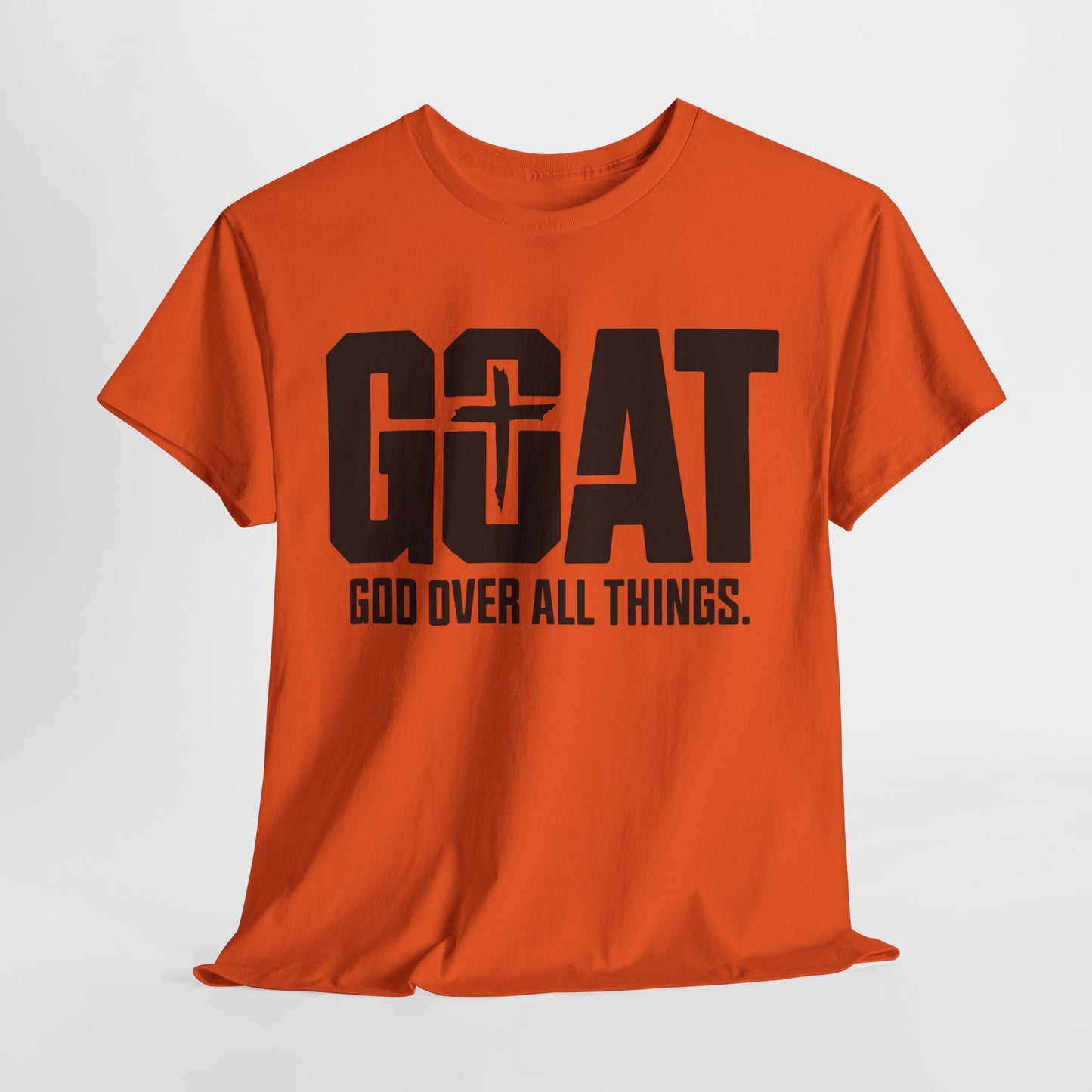 Unisex Heavy Cotton Tee - GOAT God Over All Things | Inspirational T-Shirt, Christian Apparel, Gift for Him/Her, Everyday Wear, Faith [...]