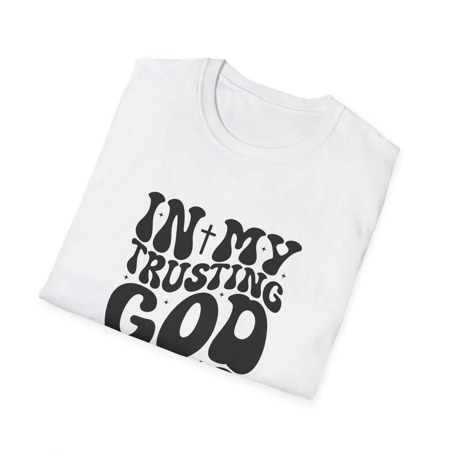 Unisex Softstyle T-Shirt with 'In My Trusting God Era' Design – Faith-Based Fashion, Inspirational Gift, Casual Wear, Christian Tee, [...]