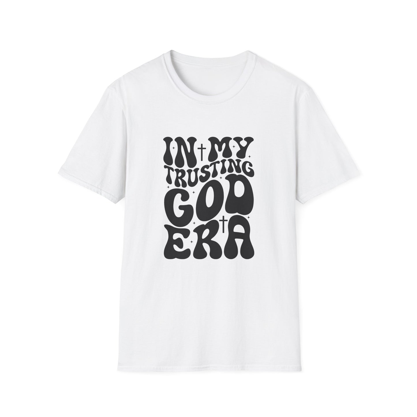 Unisex Softstyle T-Shirt with 'In My Trusting God Era' Design – Faith-Based Fashion, Inspirational Gift, Casual Wear, Christian Tee, [...]
