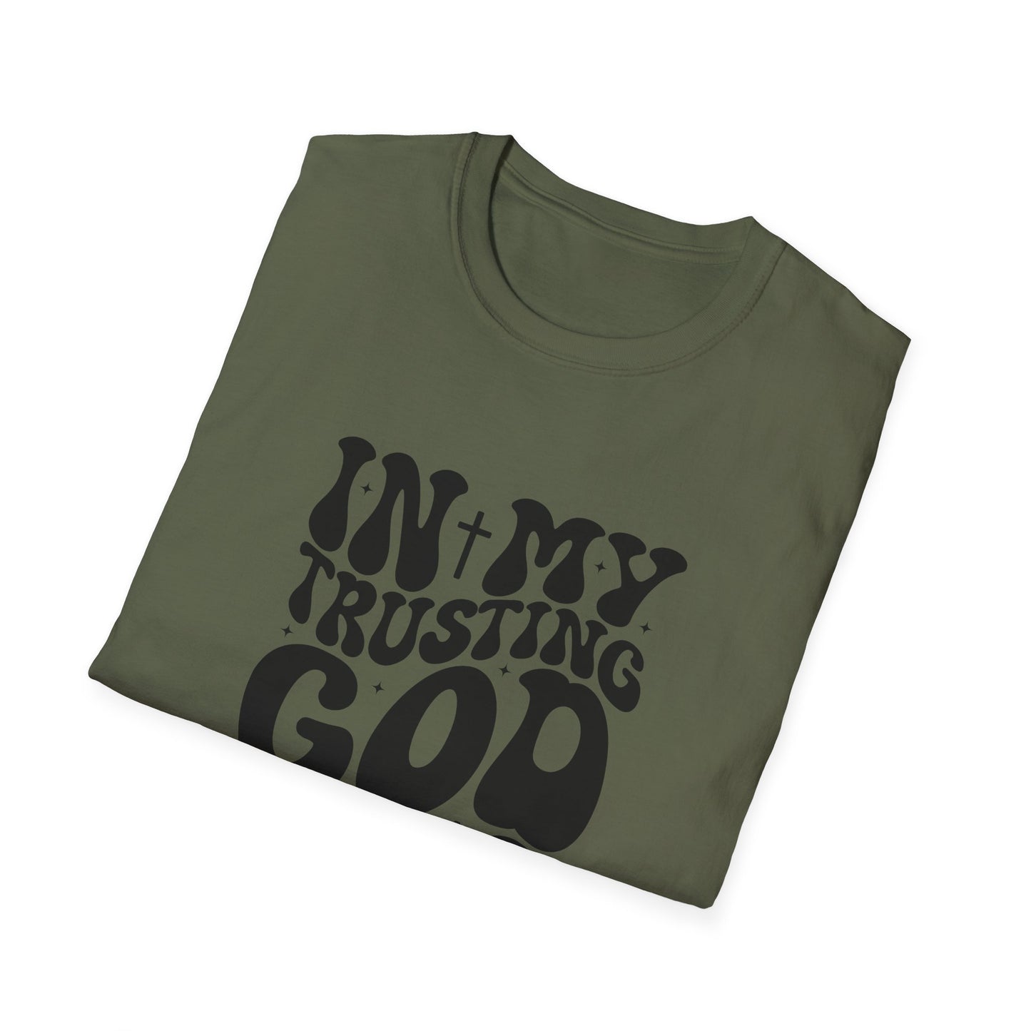Unisex Softstyle T-Shirt with 'In My Trusting God Era' Design – Faith-Based Fashion, Inspirational Gift, Casual Wear, Christian Tee, [...]