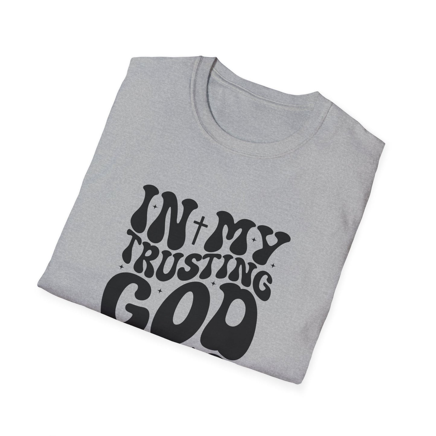Unisex Softstyle T-Shirt with 'In My Trusting God Era' Design – Faith-Based Fashion, Inspirational Gift, Casual Wear, Christian Tee, [...]