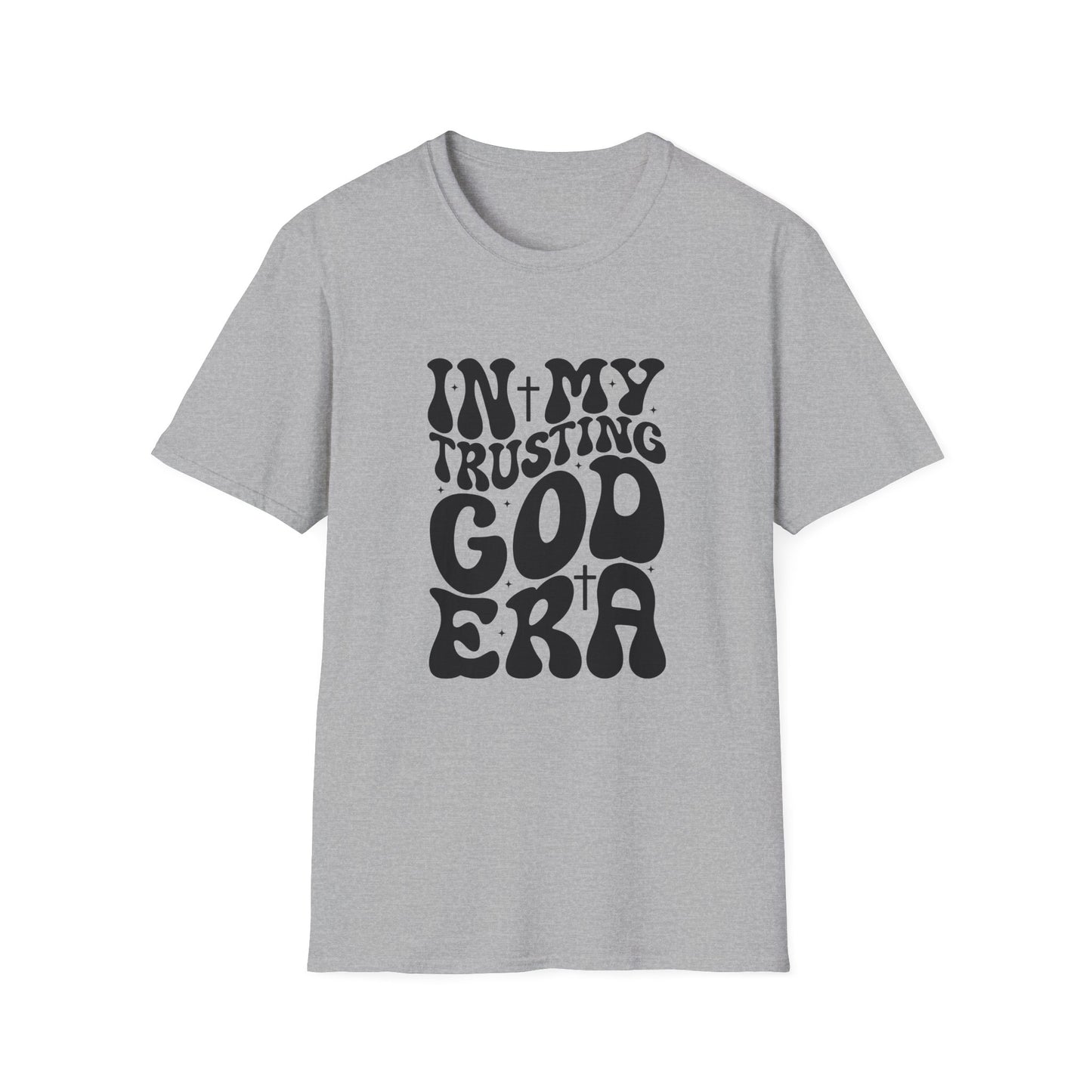 Unisex Softstyle T-Shirt with 'In My Trusting God Era' Design – Faith-Based Fashion, Inspirational Gift, Casual Wear, Christian Tee, [...]