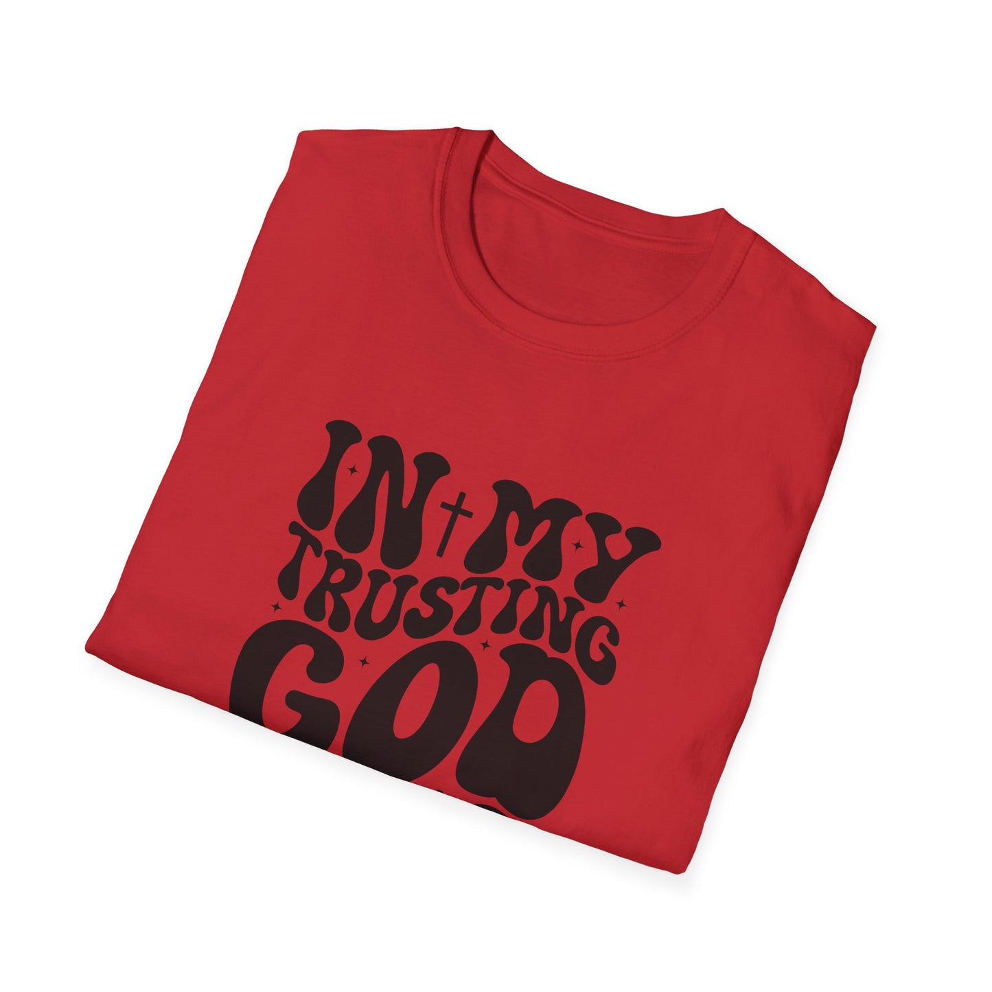 Unisex Softstyle T-Shirt with 'In My Trusting God Era' Design – Faith-Based Fashion, Inspirational Gift, Casual Wear, Christian Tee, [...]