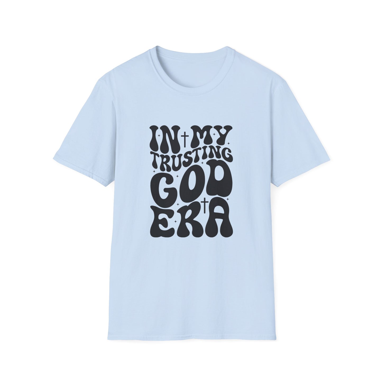 Unisex Softstyle T-Shirt with 'In My Trusting God Era' Design – Faith-Based Fashion, Inspirational Gift, Casual Wear, Christian Tee, [...]