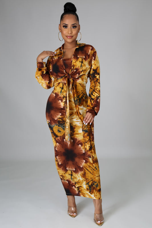 Wall Flower Dress Set