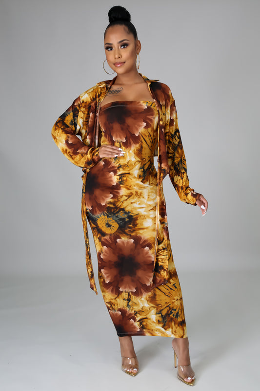 Wall Flower Dress Set
